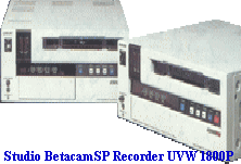 Studio BetacamSP Recorder UVW 1800P